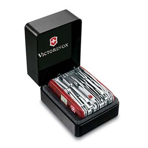 Victorinox Taschenmesser Swiss Champ XAVT (83 Funktionen, Digitalanzeige, Bit-Schlüssel) rot transparent - 2