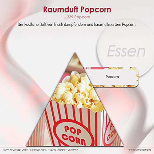 Duftspray mit leckerem Duft nach frischem Popcorn 250 ml zur Raumbeduftung mit Kinofeeling für zu Hause - 2