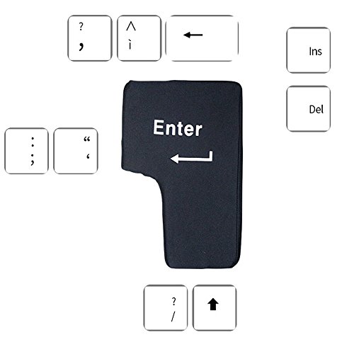 USB Kissen Große Eingabetaste Tabelle Kissen, Anti Stress Kissen,USB Big Enter Key,Nap Kissen für Büro, Zuhause und Geschäftsreise Computer benutzen - 6