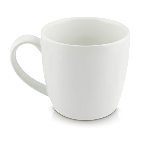 Grinscard Keramik Tasse mit Überraschungseffekt – Weiß Haiattacke Design 0,25l – Lustige Kaffeetasse als Geschenkidee - 4