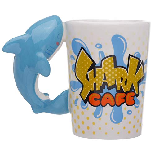 Puckator Hai geformte Henkel Tasse Bite me - 3