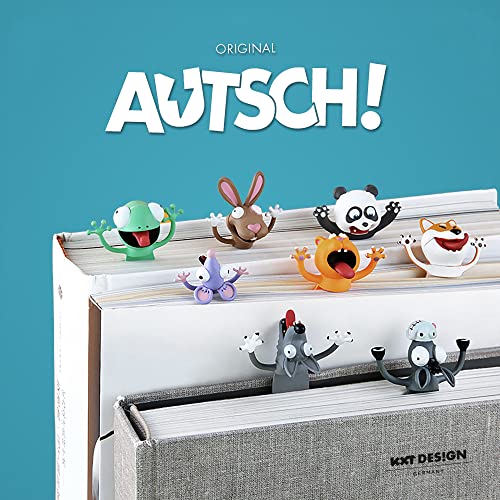 Witzige 3D Cartoon Tier-Lesezeichen – Lustiges Geschenk für Kinder und Erwachsene (Hase) - 3