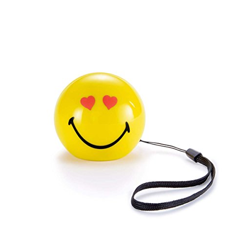 BigBen Interactive bt15smileylove 3 W Lampenschirm gelb Tragbarer Lautsprecher – Tragbare Lautsprecher (3 W, verkabelt u. Kabellos, Bluetooth/3.5 mm, 10 m, 3,5 mm, gelb)