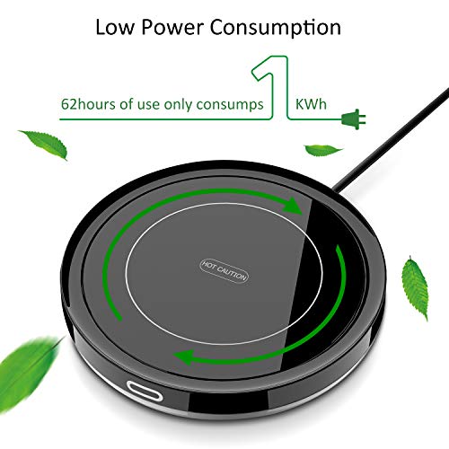 E-YIIVIIL Tassenwärmer Getränkewärmer mit Elektrischer Heizplatte Automatischer Schwerkraft-Sensor-Schalter für Tee Kaffee Milch Kaffeewärmer mit Eurostecker für Büro, Zuhause (Bis zu 131F/55C) - 7