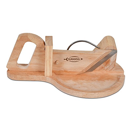 Durandal Salamischneider Holz – Perfekte Wurstschneidemaschine - 4
