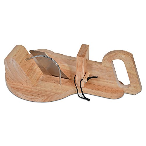 Durandal Salamischneider Holz – Perfekte Wurstschneidemaschine - 5