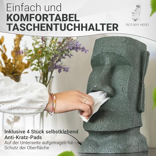 Rotary Hero – Moai Taschentuchbox / Taschentuchspender / Kosmetiktücherbox - 6