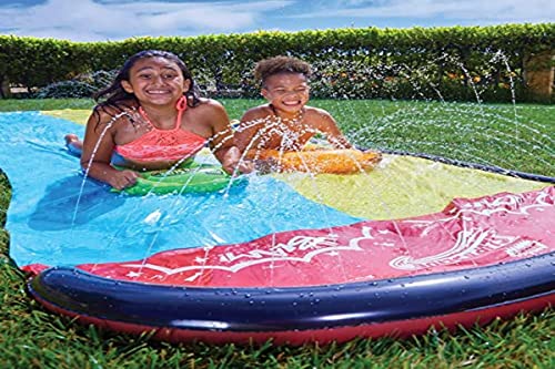 Wham-O 64120 Slip N Slide Classic Wave Rider Double 16ft with 2 Boogies, Multicolour
