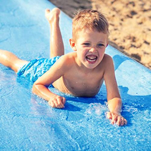 Offizielle XXL Riesige Wasserrutschmatte | 10 Meter Wasserrutsche | Bauch Rutscher Premium Qualität | Slip’n Slide | Wasserspiel im Freien | Freiluftspiel | Schnellste Rutsche | 100% Spaß - 6