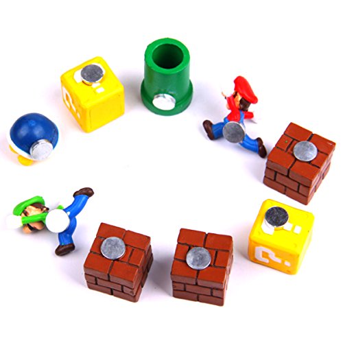 14 Stück Mario Kühlschrankmagnete Set Kühlschrankmagnete Büromagnete Kalendermagnete Whiteboard-Magnete Mario Dekorative Kühlschrankmagnete Küche Kit - 3