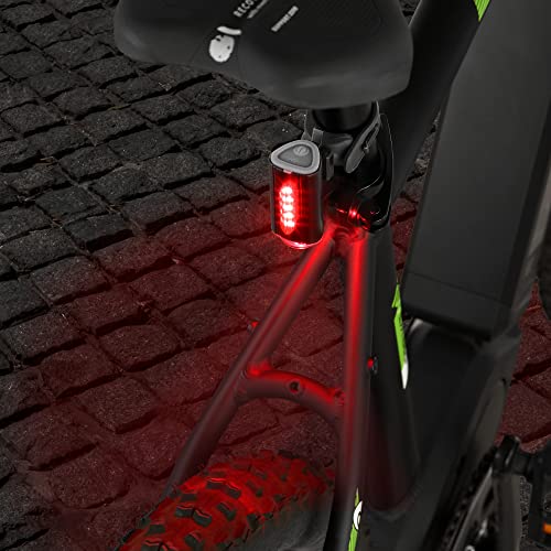 360° Grad Fahrrad-Rücklicht mehr Sichtbarkeit und Schutz, mit USB aufladbaren Akku - 7