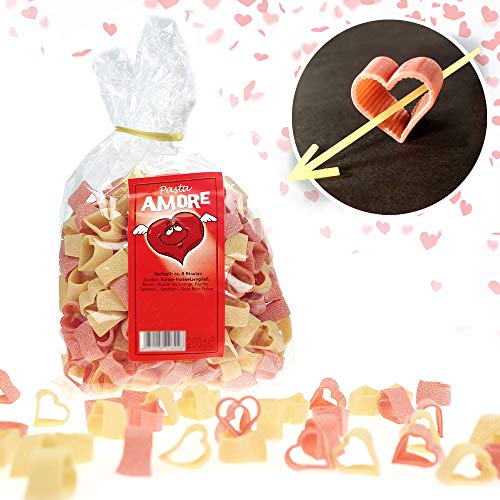 Monsterzeug Pasta Amore Herznudeln, Herz Nudelform, Herz-Nudeln für Dein romantisches Dinner, 250 Gramm - 8