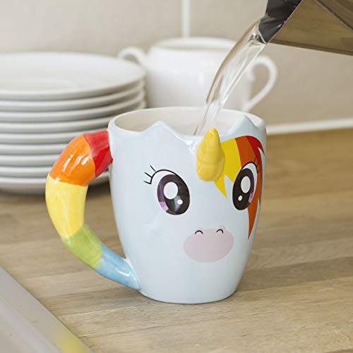 Einhorn Tasse mit Regenbogen - 4