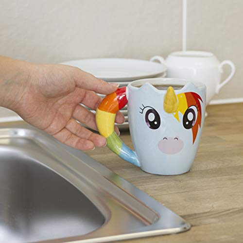 Einhorn Tasse mit Regenbogen - 5