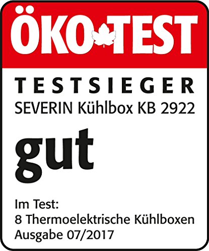 SEVERIN KB 2922 Elektrische Kühlbox (mit Kühl- und Warmhaltefunktion, 20 L, inkl. 2 Anschlüssen: Netzanschluss und zusätzlicher 12 V-Anschlussleitung für Zigarettenanzünder) grün-grau - 11