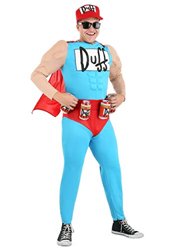 The Simpsons Herren Classic Costumes, Duffman, XL