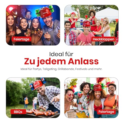 Trinkhelm – Bierhelm mit Trinksystem - 4