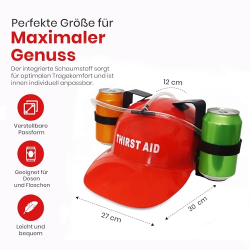 Trinkhelm – Bierhelm mit Trinksystem - 5