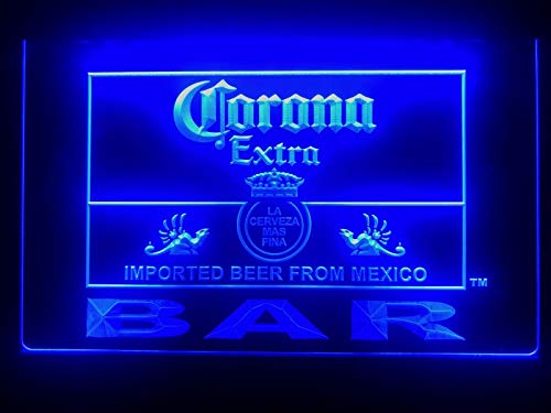 Corona Bar Bier Extra LED Schild Neon Light Man Cave 418-b - 3