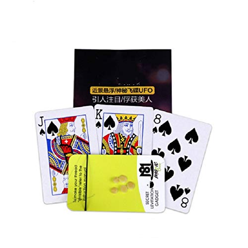 Schwebende Fliegende Karte Floating Card Street Finger Magic Magie Zaubertrick - 4