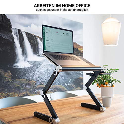 good2have -The ONE- Extrem hochwertiger Laptopständer aus Aluminium höhenverstellbar für Komfortables & gesundes Arbeiten & Surfen – Notebookständer auch WIRKLICH für 17 Zoll (Laptop ständer) - 2