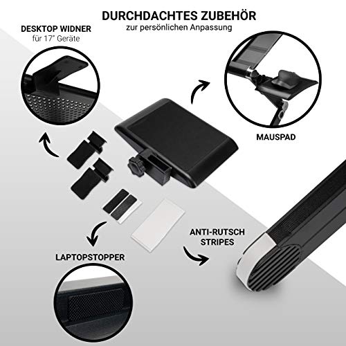 good2have -The ONE- Extrem hochwertiger Laptopständer aus Aluminium höhenverstellbar für Komfortables & gesundes Arbeiten & Surfen – Notebookständer auch WIRKLICH für 17 Zoll (Laptop ständer) - 6