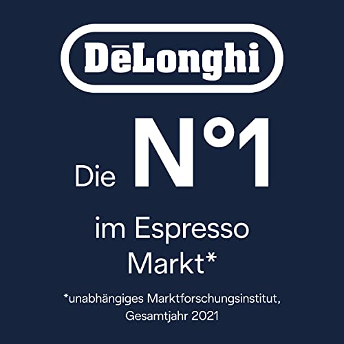De’Longhi Magnifica S ECAM 22.110.B Kaffeevollautomat mit Milchaufschäumdüse für Cappuccino, Direktwahltasten für Espresso und Kaffee, 2-Tassen-Funktion, 1,8 Liter Wassertank, schwarz/silber - 7
