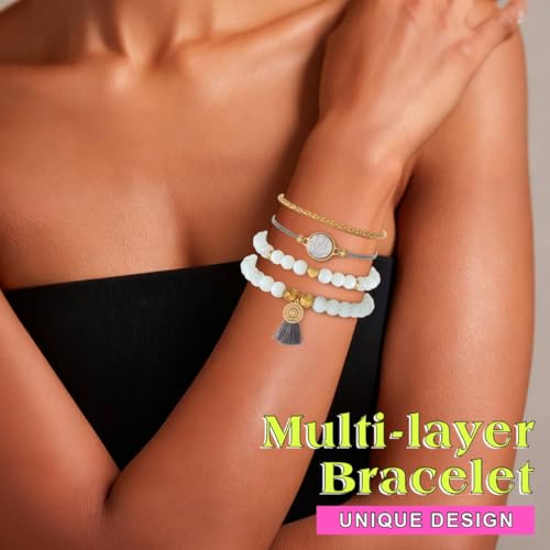 Edary Armband-Set mit Quasten - 7