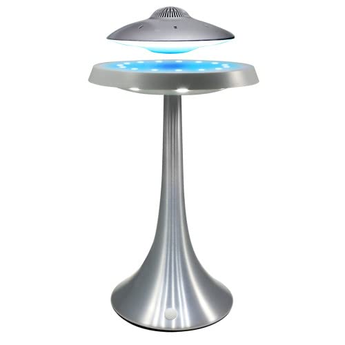 Ufosound Concept Ufosound Lautsprecher, schwebend, Grau auf grauem Fuß, mehrfarbige LEDs mit Induktion - 2