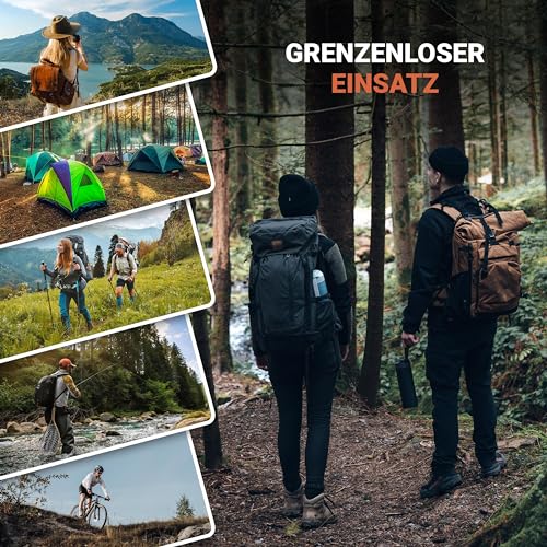 Bachgold® Profi Outdoor Wasserfilter Flasche [650ml] mit 1500L Filterkapazität I entfernt 99,99% aller Bakterien und filtert Viren, Partikel und Schwermetalle I Blackout- & Krisensicher - 6