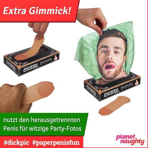 WIXIES Wichstücher lustiges Geschenk für den Schwulen Freund, 7 Servietten zum Masturbieren für den besten gay Kumpel, Junggesellenabschied, Weihnachten, Geburtstag, Scherzartikel, Spankrags - 8