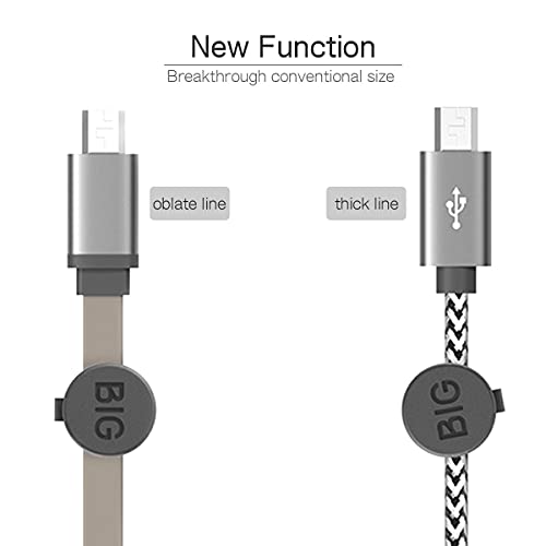 Iitrust USB Kabelhalter | Magnetisch Kabelclips für Schreibtisch Netzkabel, USB Ladekabel, Ladegeräte, Audiokabel, Kopfhörer Kabel (Braun) - 4