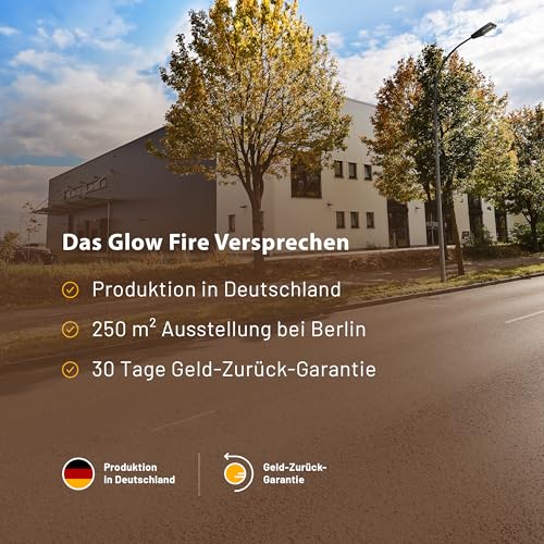 Elektrokamin Raumteiler – GLOW FIRE Opti Myst Schiller, Wasserdampf Feuer, elektrischer Standkamin mit Fernbedienung, regelbare Flammenstärke - 6