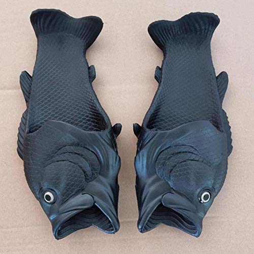 SKDHGFKAJSHJFKDHJK Lippers Mann Schuhe Family House Schuhe Männer Größe 33-47 Summer Beach Hausschuhe Jungen Unisex Fisch Hausschuhe Männer, Grün B, 3.5 - 4