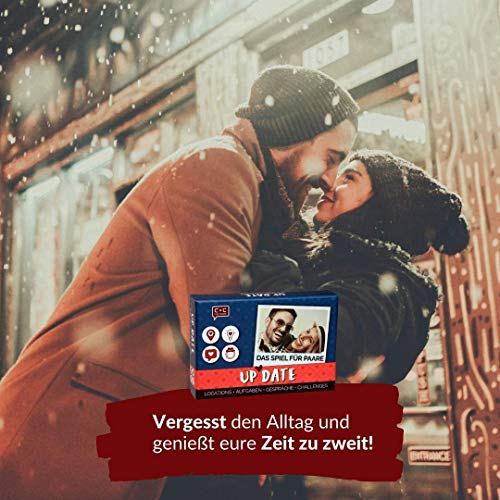 Up Date - Besondere Date-Ideen für Paare. Außergewöhnlichen Locations, Gesprächsthemen, Aufgaben und Challenges für unvergessliche Momente zu zweit. Spiel mit über 100 liebevoll designten Karten. - 7