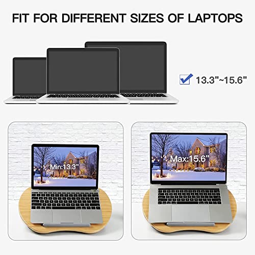 HUANUO Laptopkissen für Bett mit Kabelloch & Anti-Rutsch Streifen für max. 17 Zoll Notebook, Tablet - 5