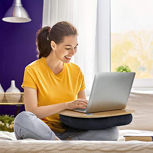 HUANUO Laptopkissen für Bett mit Kabelloch & Anti-Rutsch Streifen für max. 17 Zoll Notebook, Tablet - 8