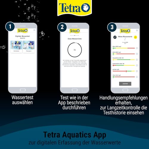 Tetra Test 6in1 – Wassertest für das Aquarium, schnelle und einfache Überprüfung der Wasserqualität, 1 Dose (25 Teststreifen) - 7