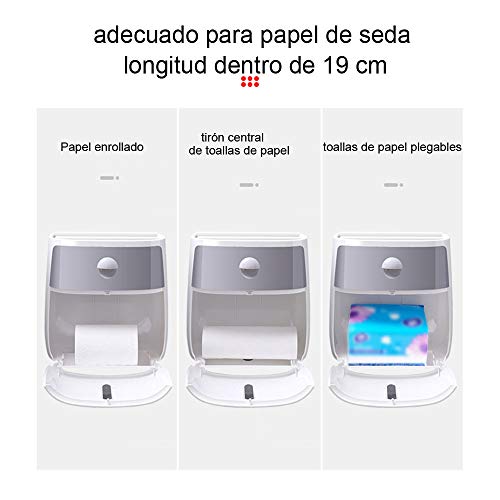 Galapara Handtuchspender Wand, papierhandtuchspender wandbefestigung, Papierspender,Falthandtuch-Spender,Papierhandtuchspender Wandmontierter Tissue Boxspender für Küche Badezimmer - 2