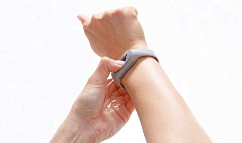 Cleanbrace Desinfektionsarmband - Armband für Desinfektionsmittel - Handdesinfektion Unterwegs (Grau) - 4