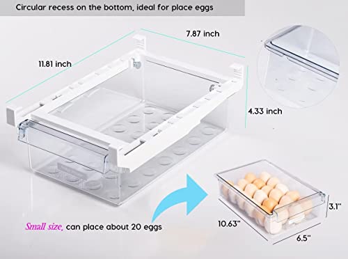 Nutzen Sie den Platz im Kühlschrank mit der Kühlschrank Schublade – einzigartigen Organizer - 4