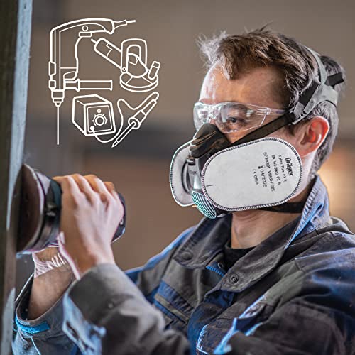 Dräger X-plore 3500 Halbmaske | Gr. M | Mehrweg Atemschutz-Maske für den Einsatz mit wechselbaren Bajonettfiltern - 4