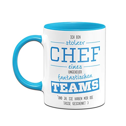 Tassenbrennerei Tasse Stolzer Chef eines fantastischen Teams – Bürotasse Geschenke für den Chef – Kaffetasse - 2