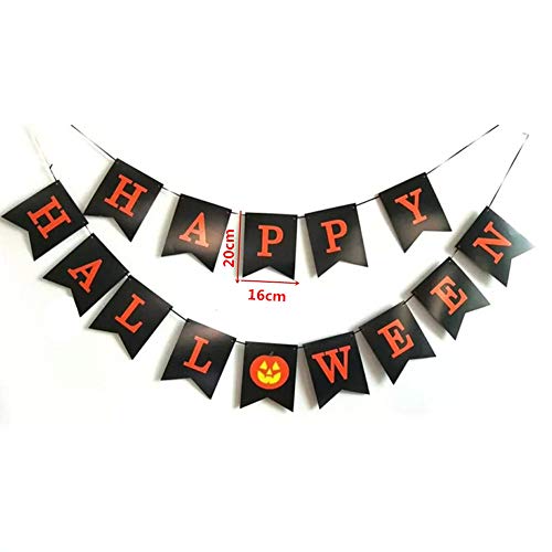 SicurezzaPrima Halloween Deko 2020 XXL Set – 71 Teile – Dekoration und Accessoires für Grusel Party und Garten – Girlande, Ballons, Spinnennetz, Fotobox - 5