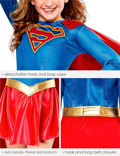 Rubie’s Deluxe Superhelden-Kostüm, offizielles Produkt der Supergirl-TV-Serie, Größe S - 4