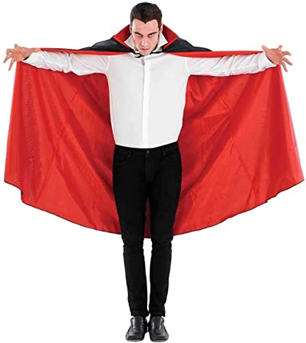 Flyglobal Vampir Umhang Erwachsene Dracula Kostüm Vampirumhang Damen und Herren für Weihnachten Halloween Vampir Kostüm Cosplay-Party, 140CM - 6