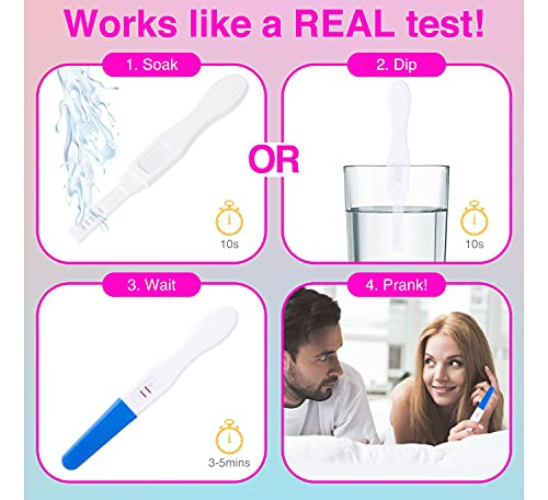 Uenvision gefälschte schwangerschaftstest positiv – schabernack, Prank, Gag, 2er-Pack - 3