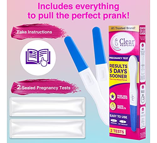 Uenvision gefälschte schwangerschaftstest positiv – schabernack, Prank, Gag, 2er-Pack - 4