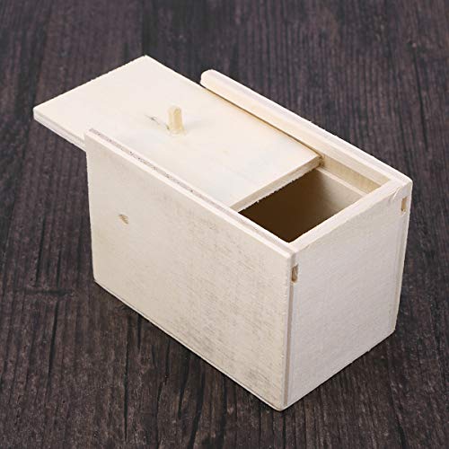 STOBOK Spinne Überraschung Streich Holz Angst Box Witz Spielzeug Narren Day Box für Erwachsene Kinder (White Board, Spinne) - 6