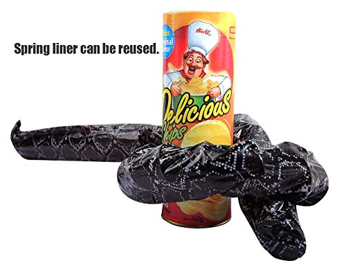 JYOHEY Scherzartikel Kartoffelchips Schlange Pop up Tricky Spielzeug Fälschung Schlange und Kakerlake für Scherzartikel Geschenk Geburtstags Aprilscherz Spielzeug - 4